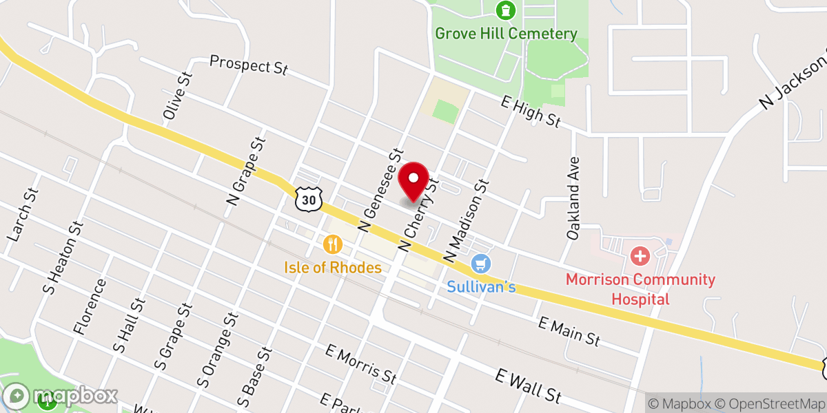 Map showing location of St Anne's Episcopal Church