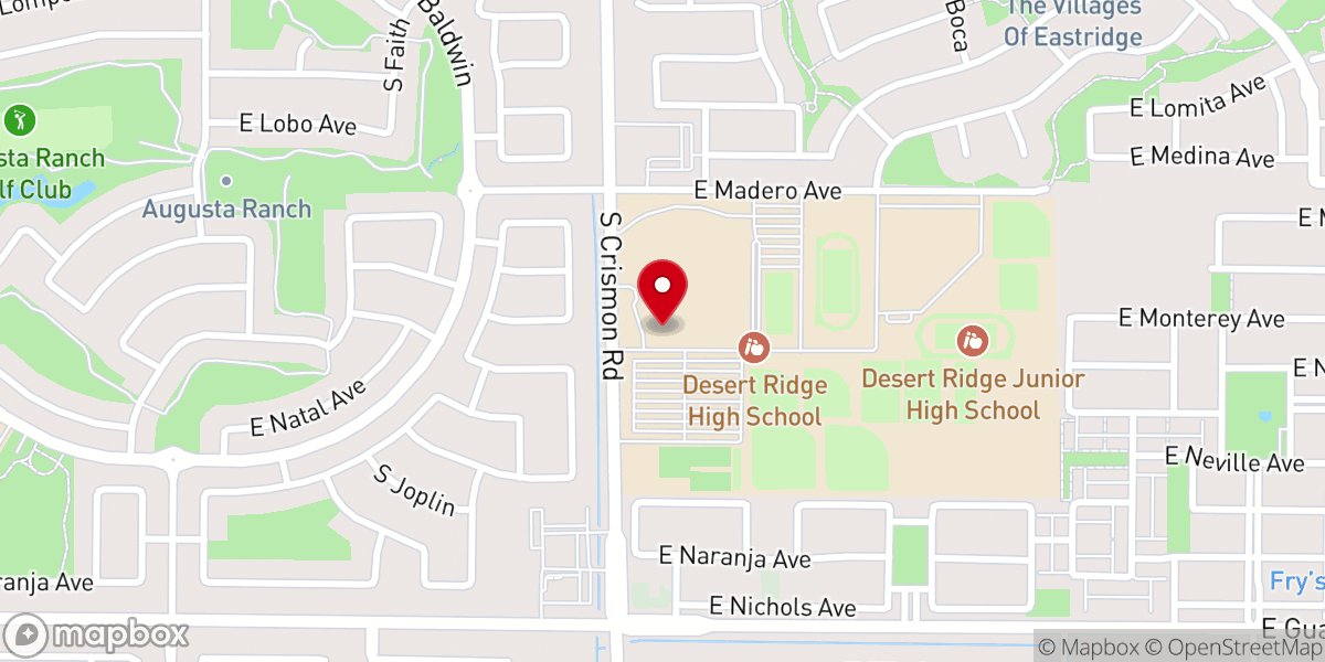Map showing location of Echoes Church