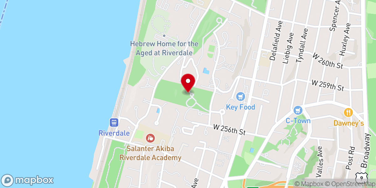 Map showing location of Convent of Sisters of Visitation