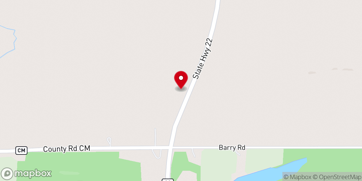 Map showing location of St. Andrew Catholic Church (St. Faustina Parish)
