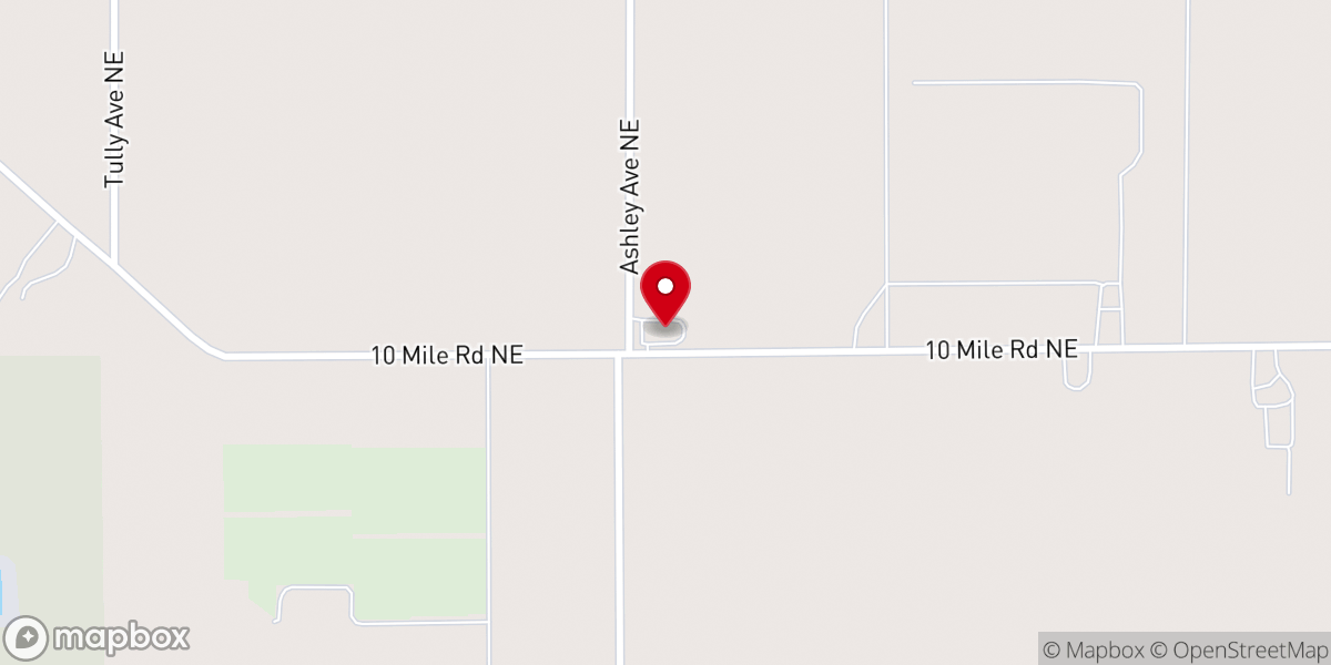 Map showing location of Greenville New Testament Church