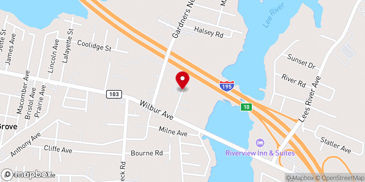 Map showing location of Bethany Gospel Chapel - Food Distribution Center