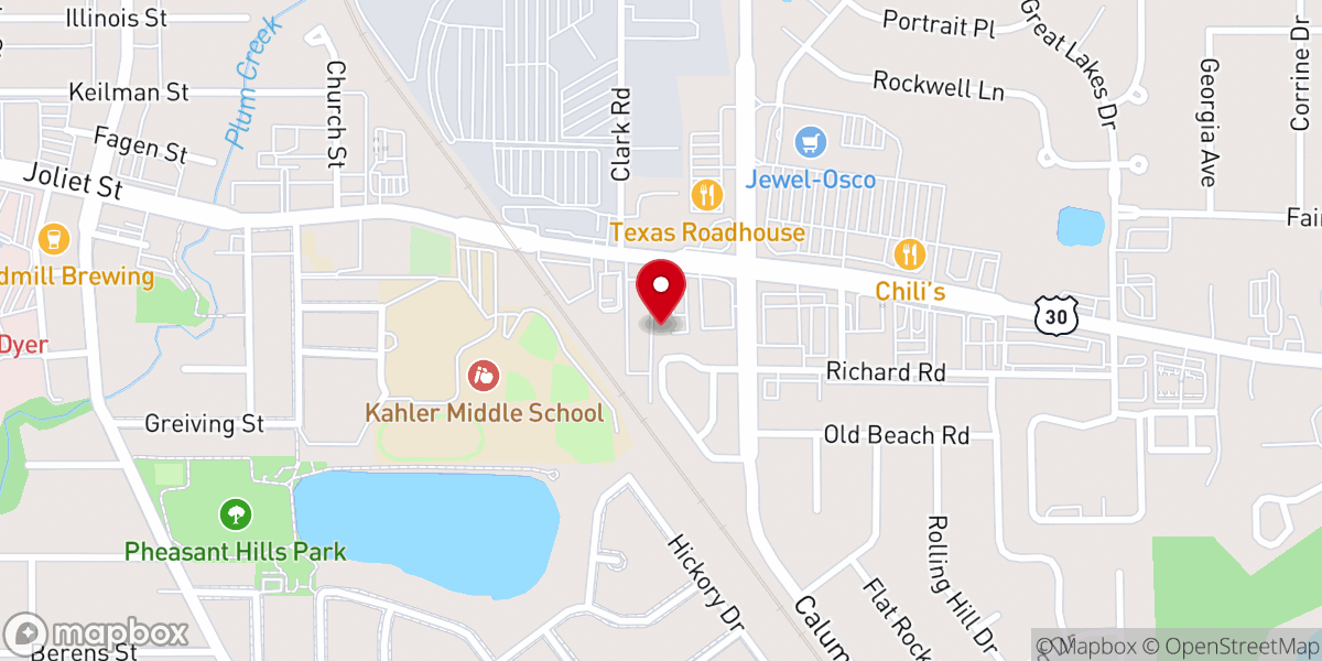 Map showing location of Cornerstone Protestant Reformed Church