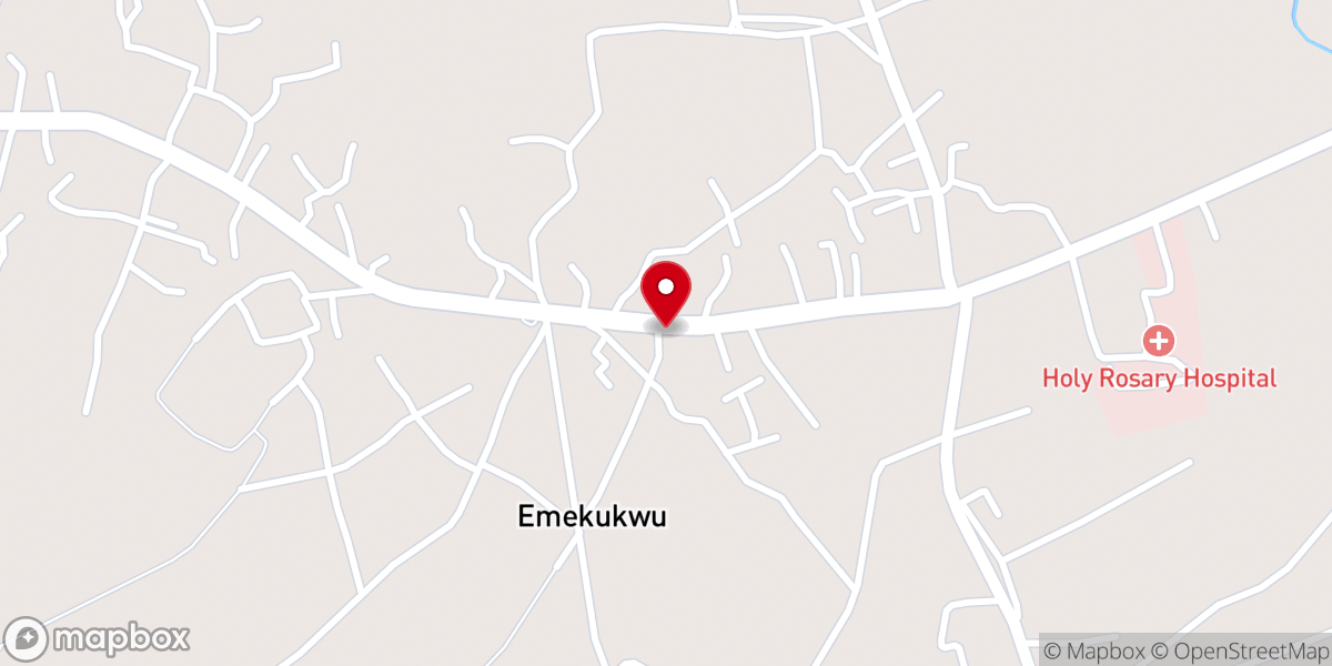 Map showing location of Holy Trinity Church