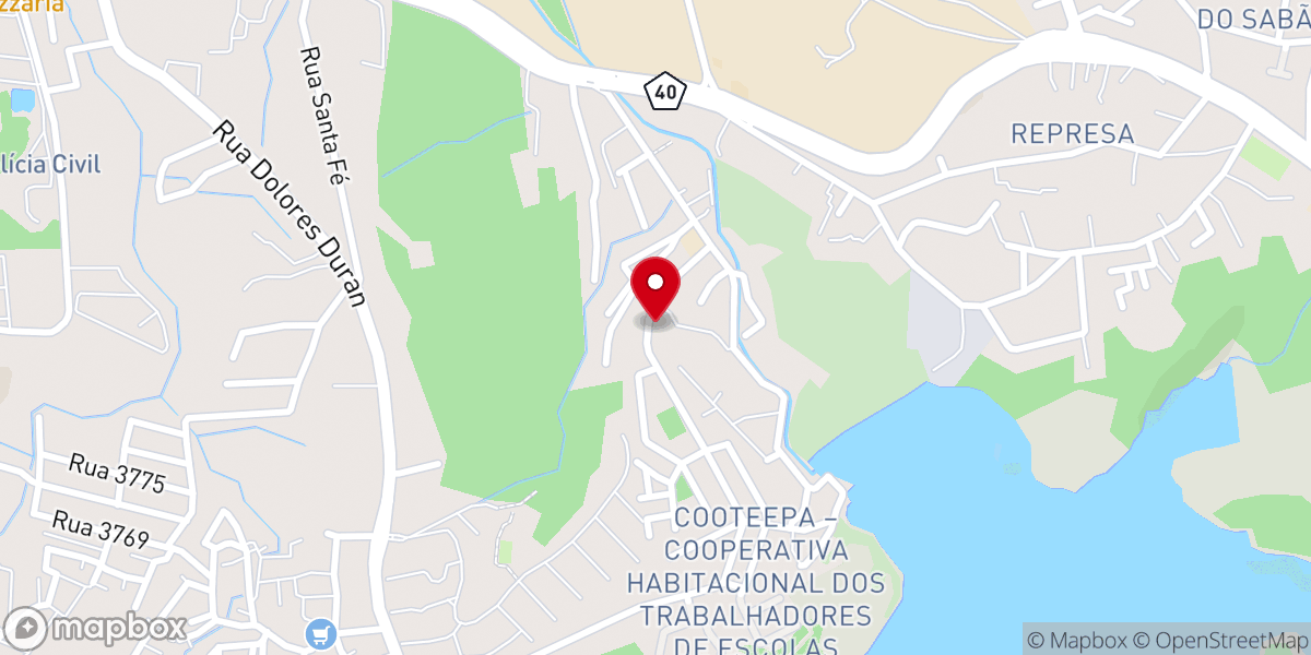 Map showing location of Igreja Pentecostal Deus é Amor - Vila Herdeiros