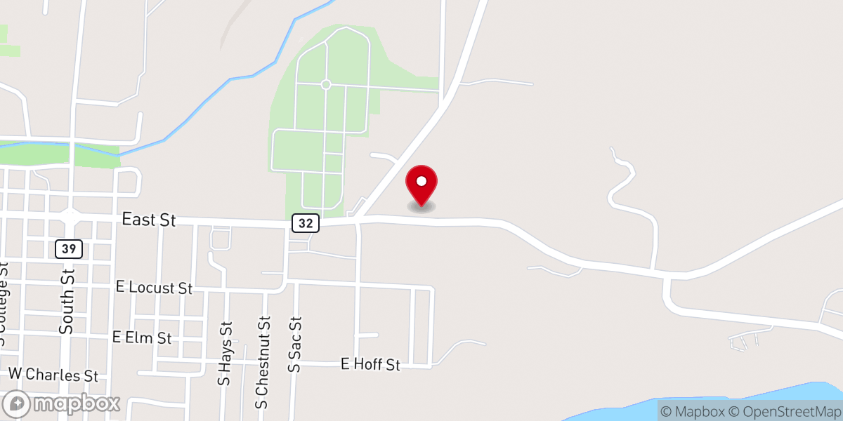 Map showing location of SAMA Food Pantry