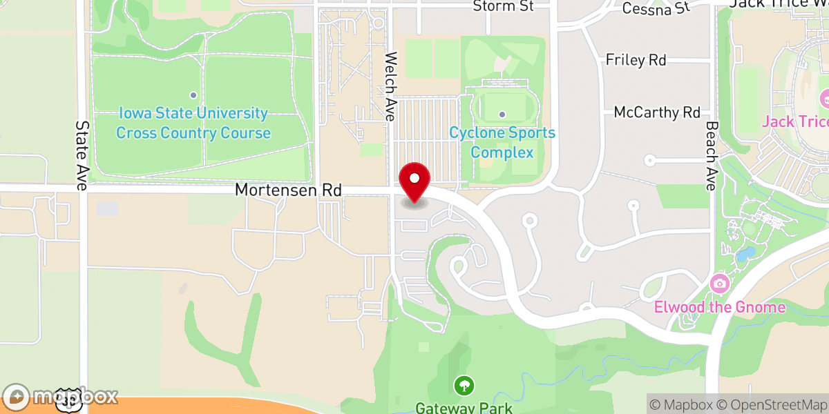 Map showing location of Friendship Baptist Church