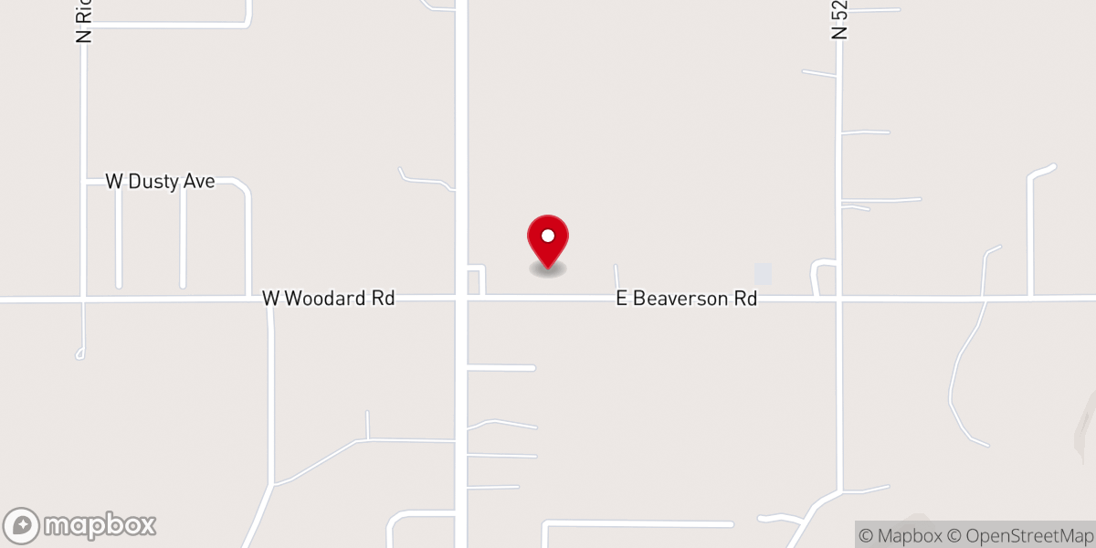Map showing location of Tahlequah Worship Center