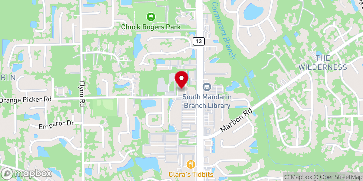Map showing location of Colonial Church