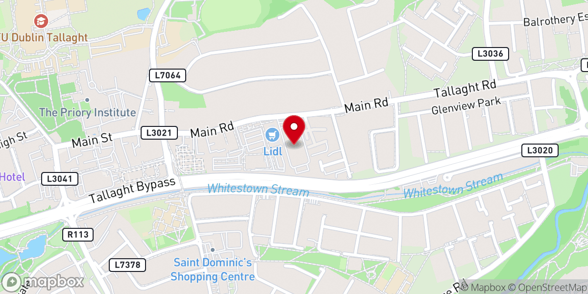 Map showing location of Priory Brewing