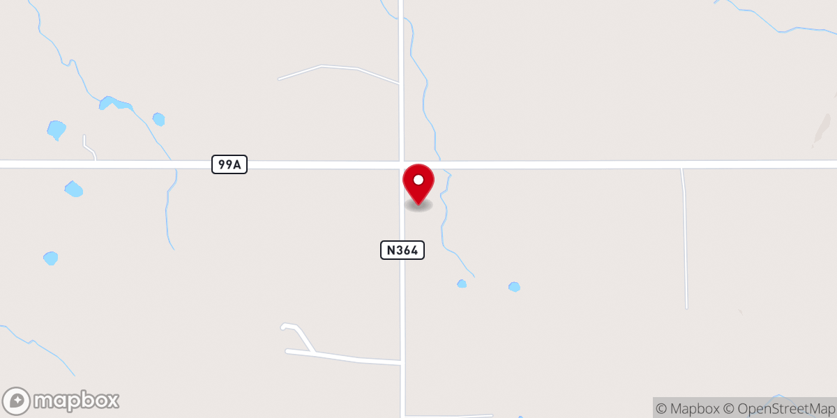 Map showing location of Friends Free Will Baptist Church