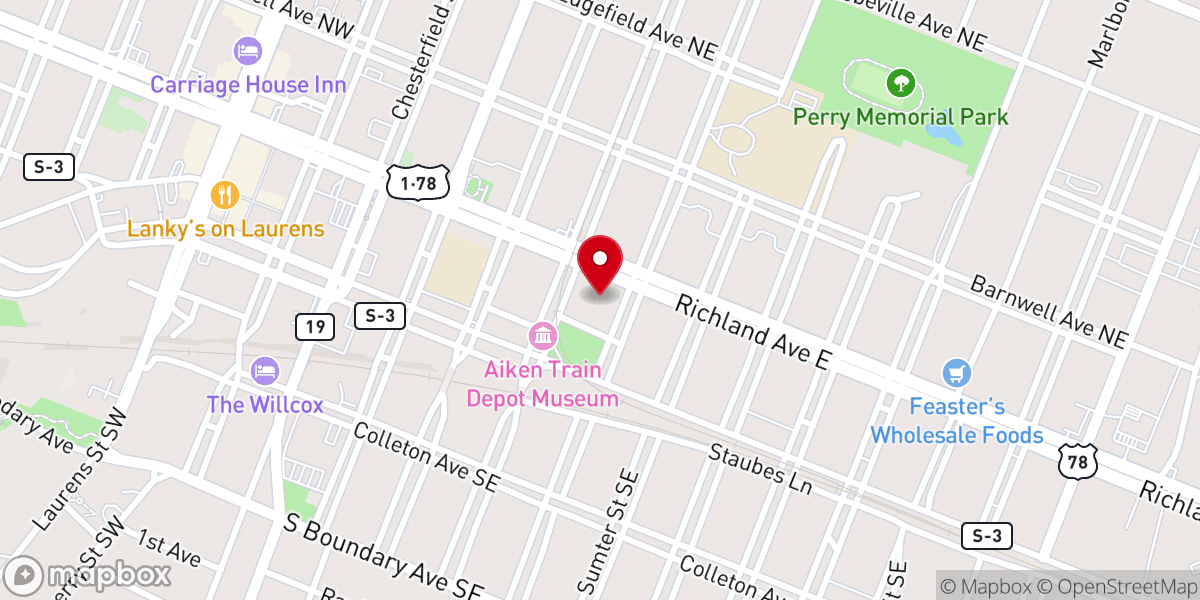 Map showing location of Cumberland African Methodist Episcopal Church