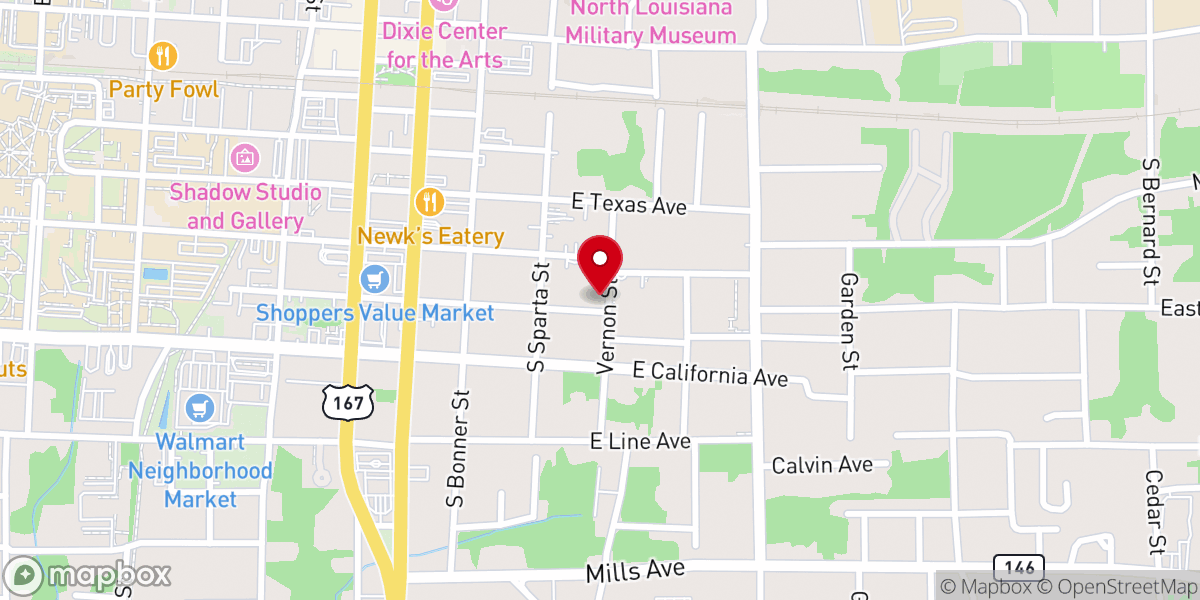 Map showing location of China Grove Church