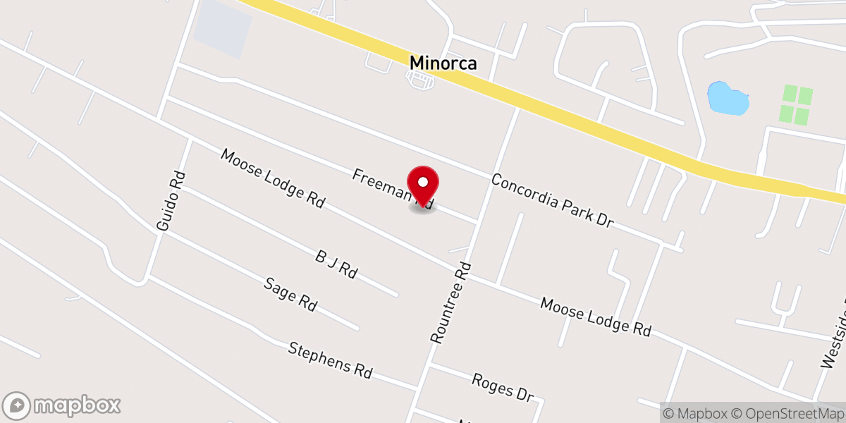 Map showing location of New St James Baptist Church