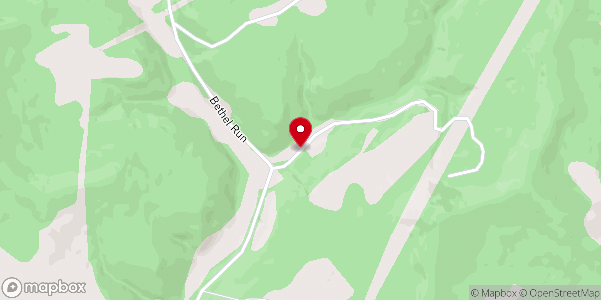 Map showing location of Gilboa Church