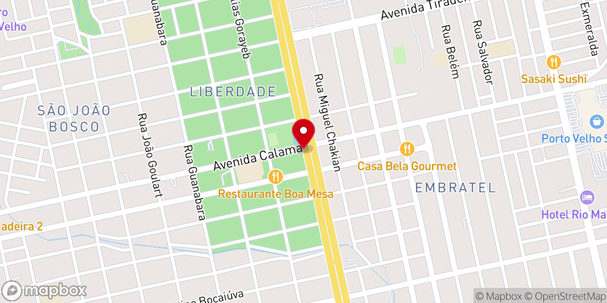 Map showing location of IGREJA BATISTA LIBERDADE