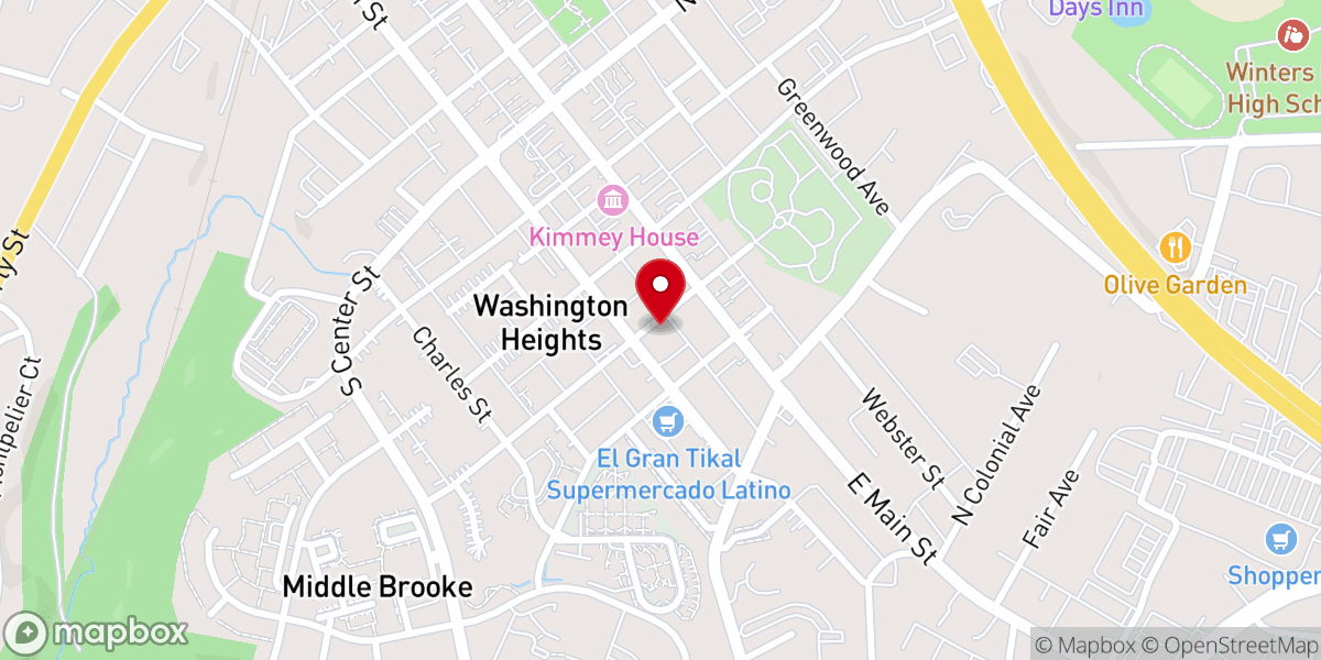 Map showing location of Church of Ascension