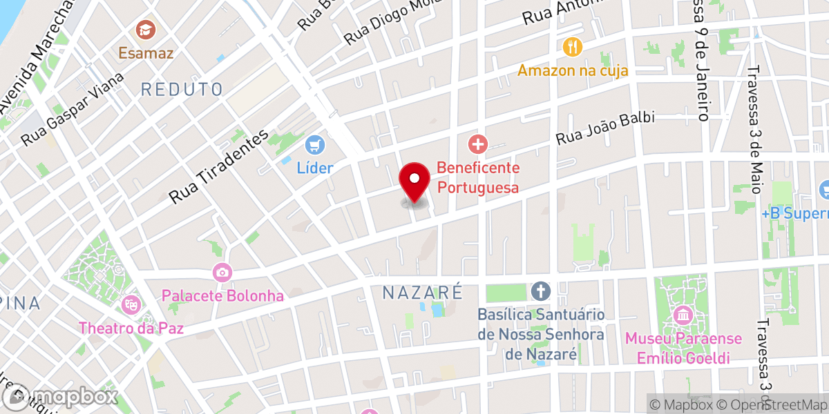 Map showing location of Cristo Alegria