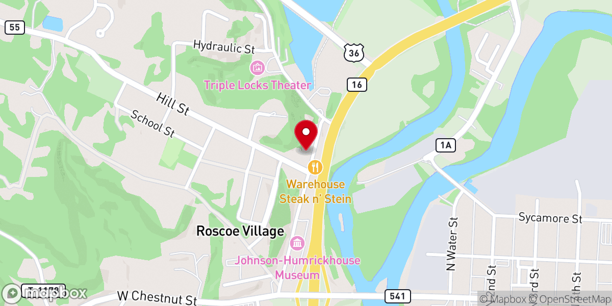 Map showing location of Christian Apostolic Church