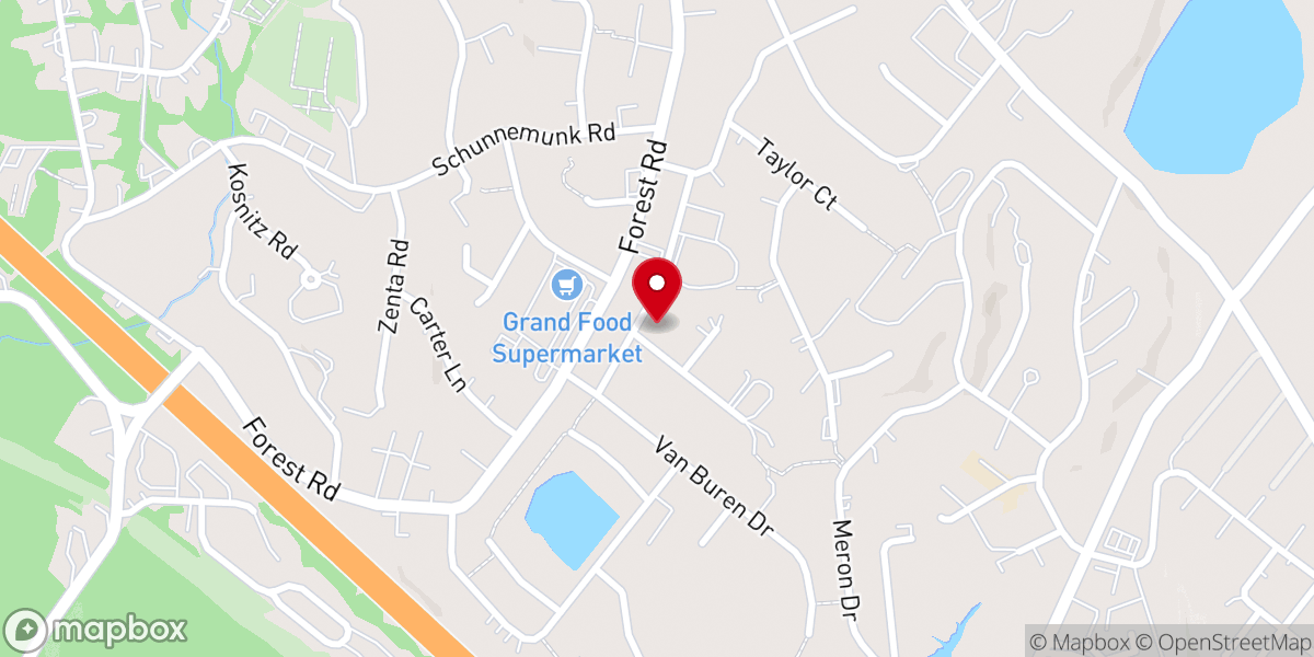 Map showing location of Zahler Family Foundation Inc