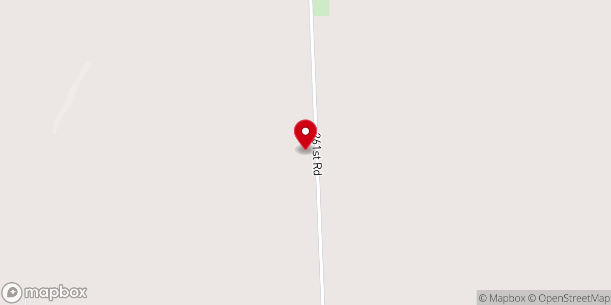 Map showing location of Timber Creek Church