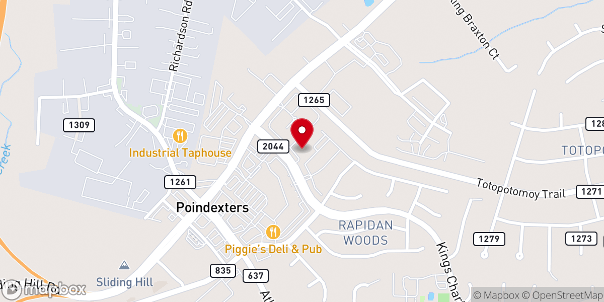 Map showing location of Bundle of Joy Child Development Center