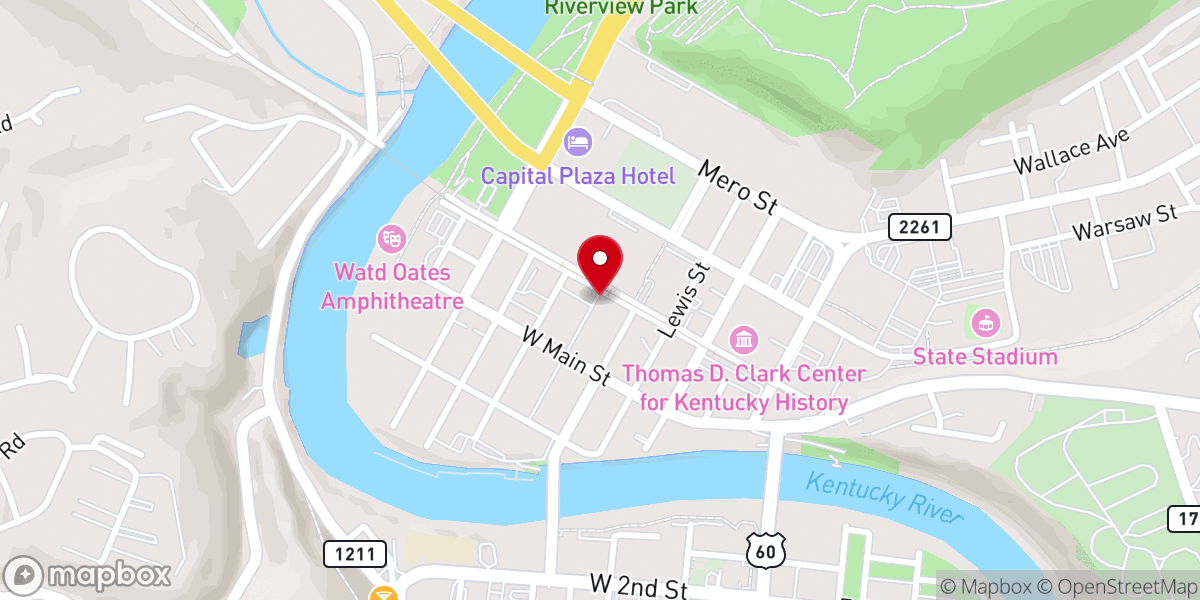 Map showing location of The Foundry On Broadway