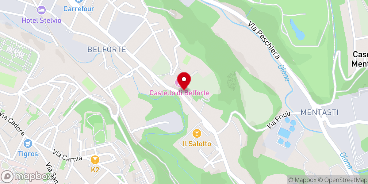 Map showing location of Parrocchia Madonna della speranza e della pace