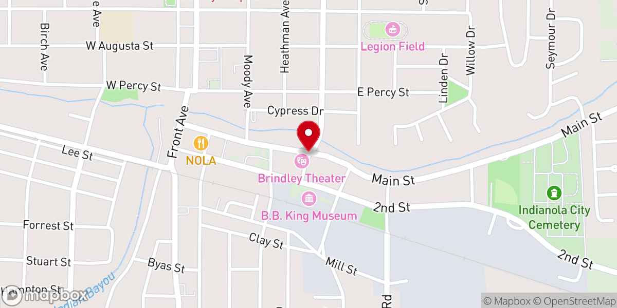 Map showing location of Church of the Immaculate Conception
