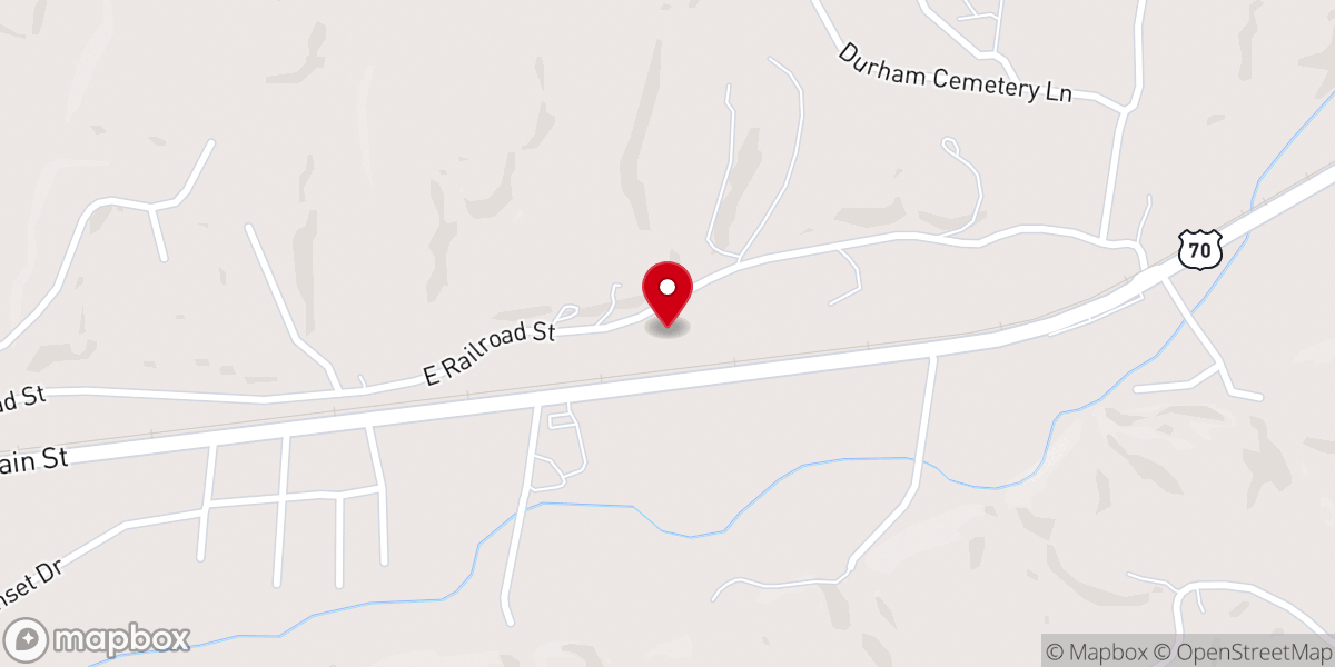Map showing location of Humphreys County Church of Christ
