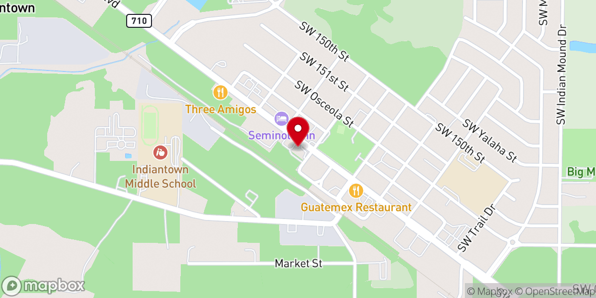 Map showing location of Asambleas De Dios Pentecostes Inc
