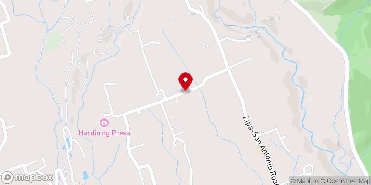 Map showing location of Filipino Christian Church - San Benito, Lipa