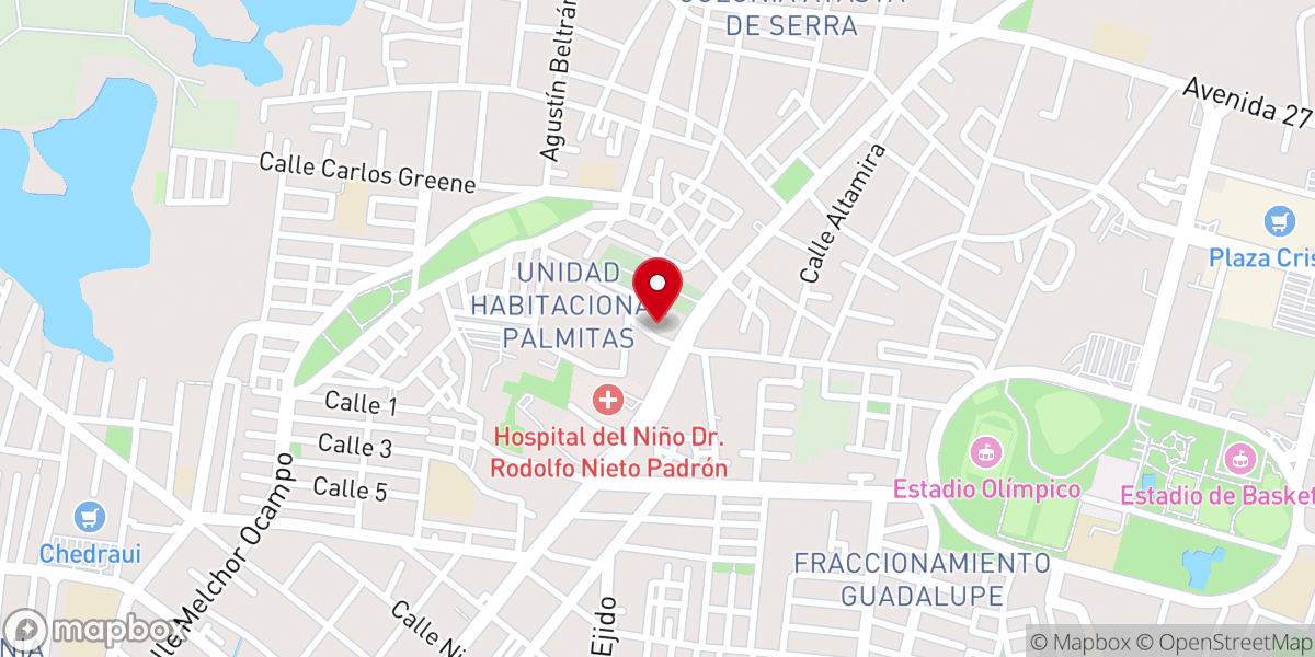 Map showing location of Heraldos Del Rey Internacional