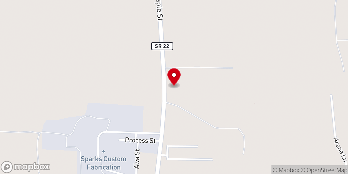 Map showing location of Christian Assembly Pentecostal