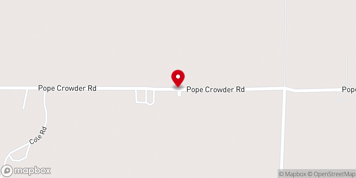 Map showing location of Willow Springs Assembly of God