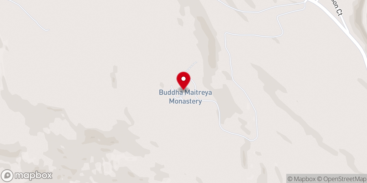 Map showing location of Church of Shambhala Vajradhara Maitreya Sangha