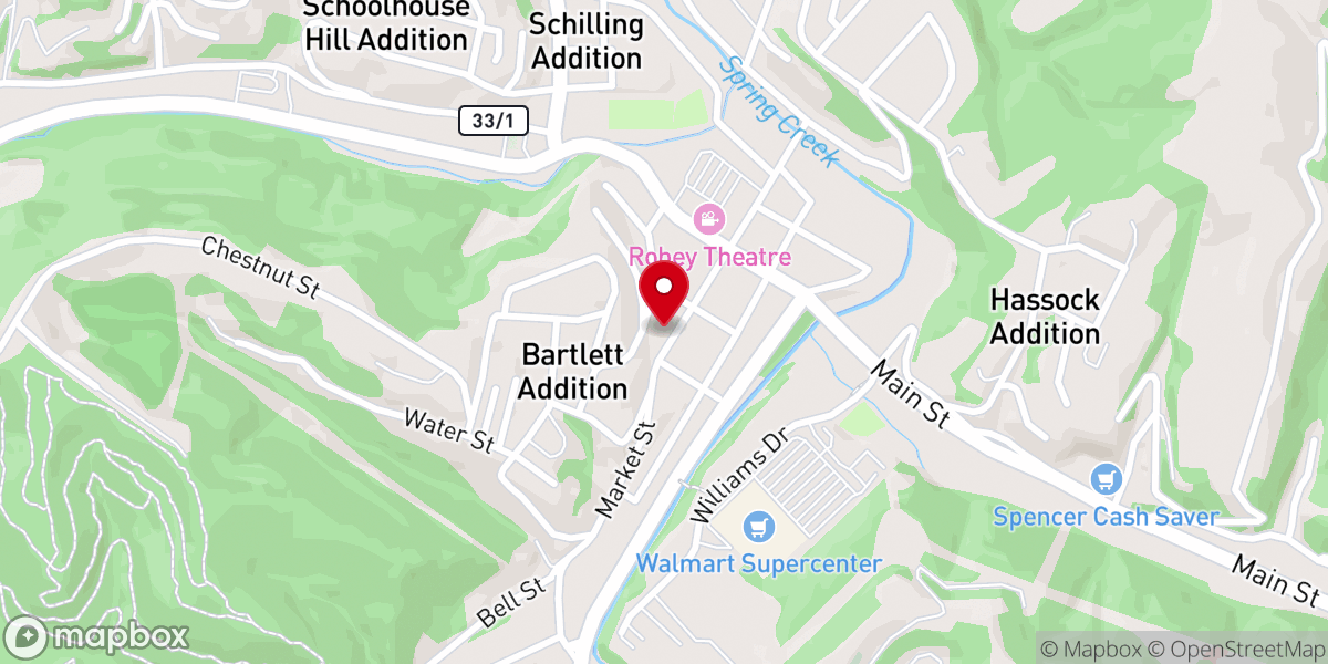 Map showing location of Friends of Market Street Chapel