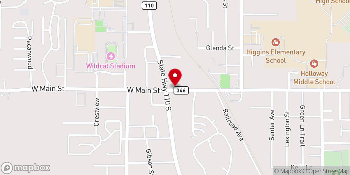 Map showing location of Whitehouse First Ladies Booster Club Inc