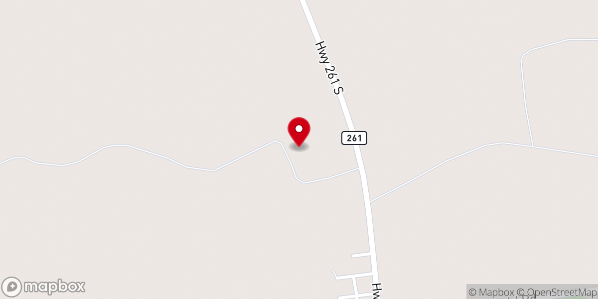 Map showing location of Union Missionary Baptist Church