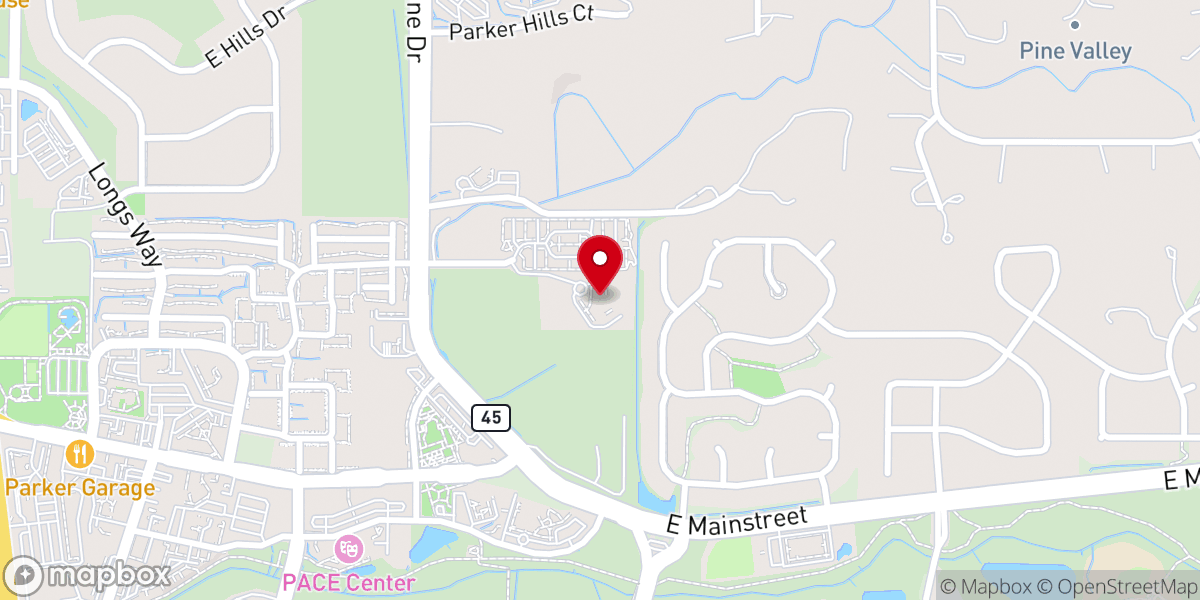 Map showing location of Villa Parker