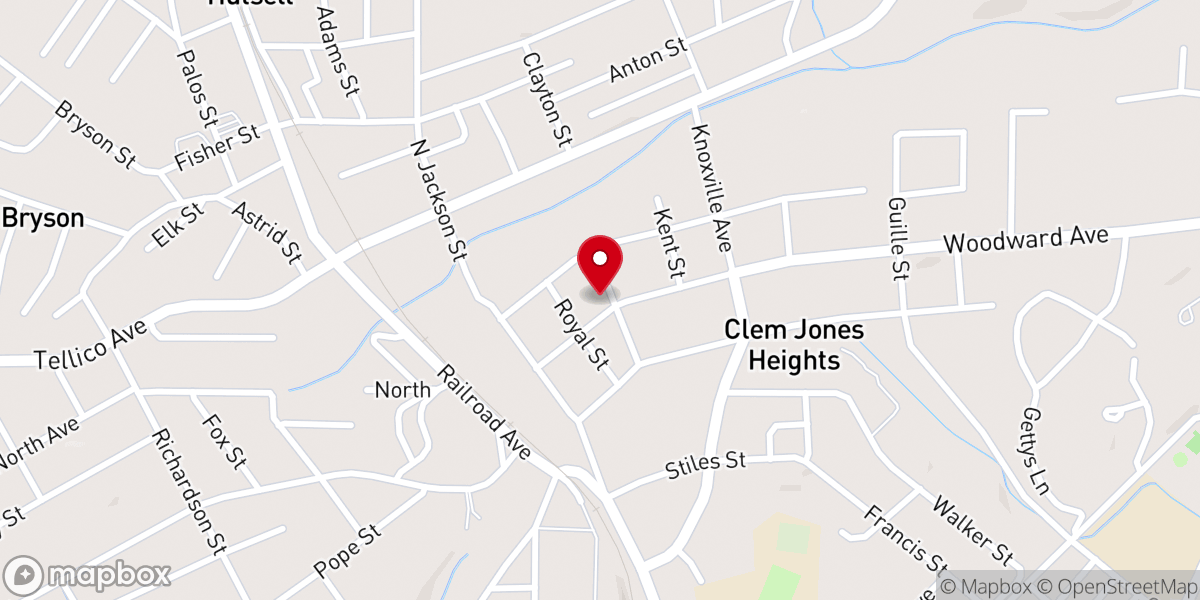 Map showing location of Casa Para Naciones en Woodward