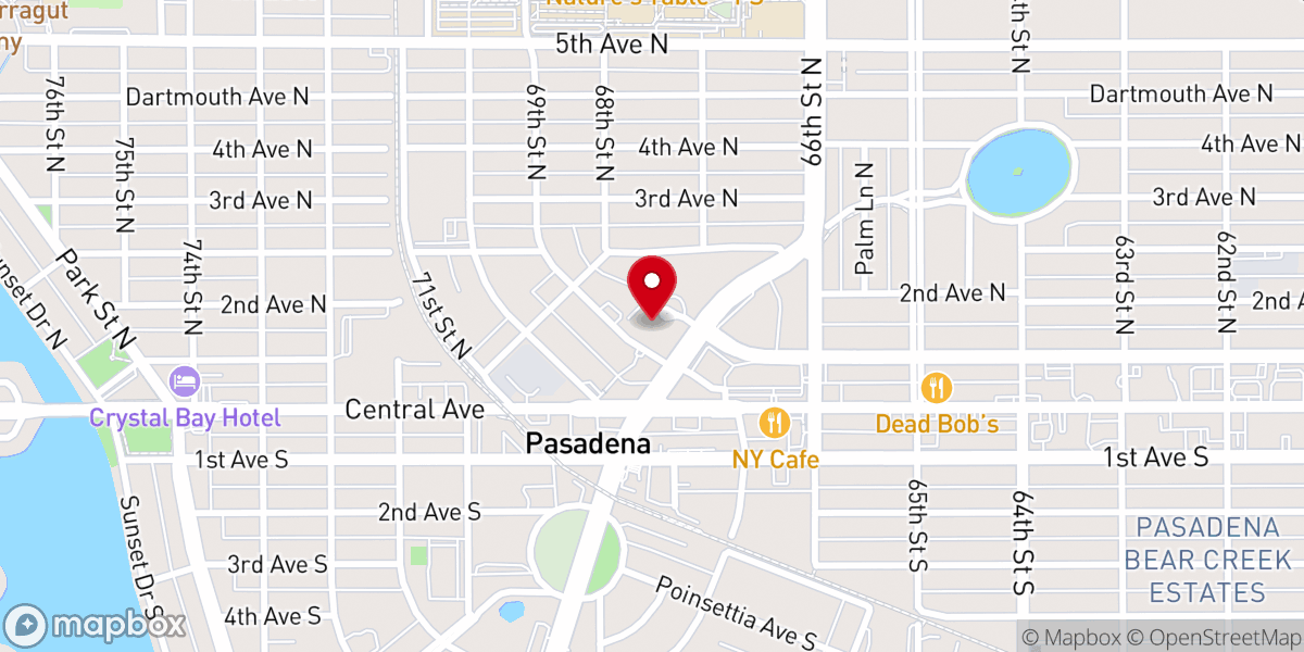 Map showing location of New Creation Family Church