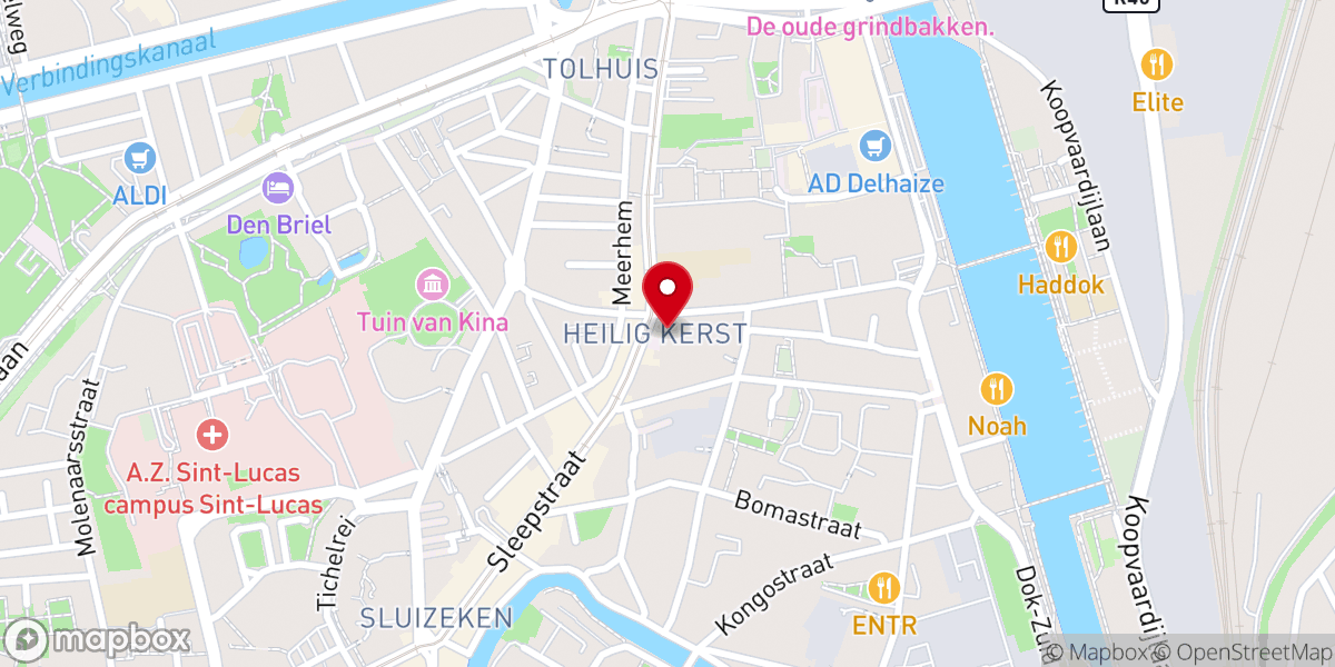 Map showing location of Sint Salvator kerk | Heilig Kerst
