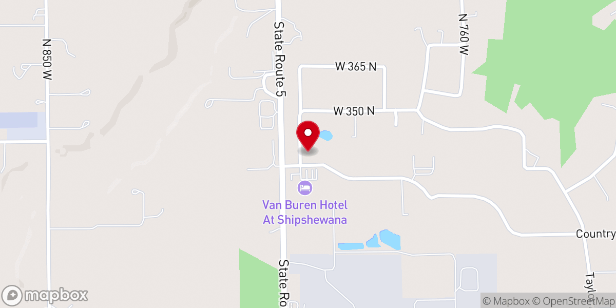 Map showing location of United For Christ