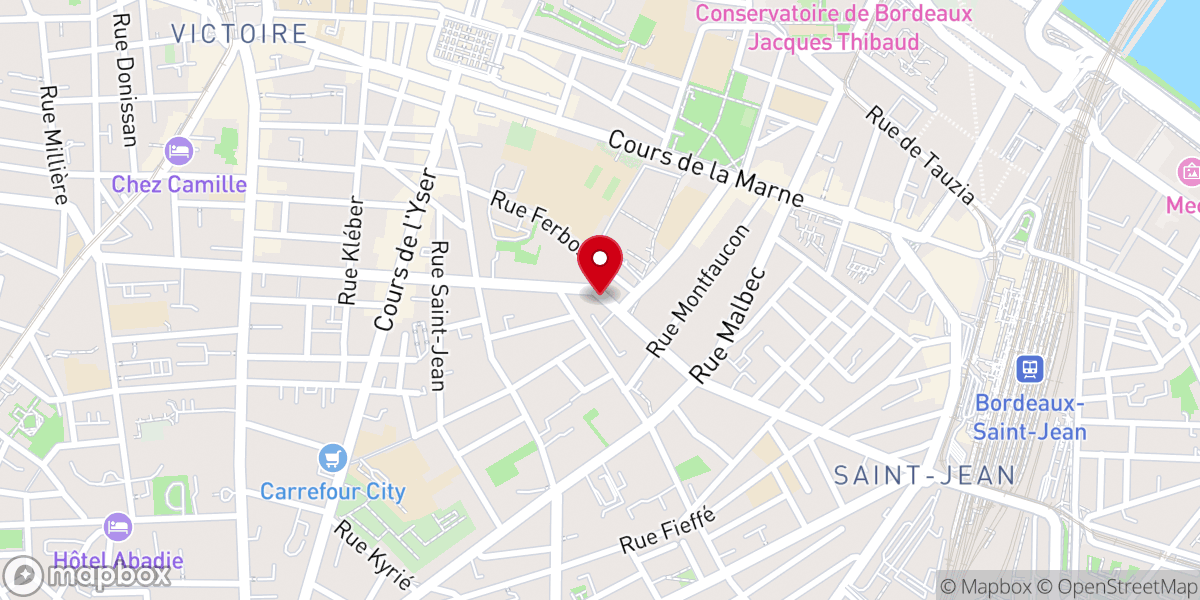 Map showing location of Le Rocher de l’Eternel