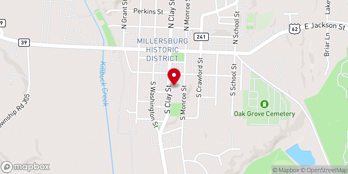 Map showing location of Faith Lutheran Church NALC