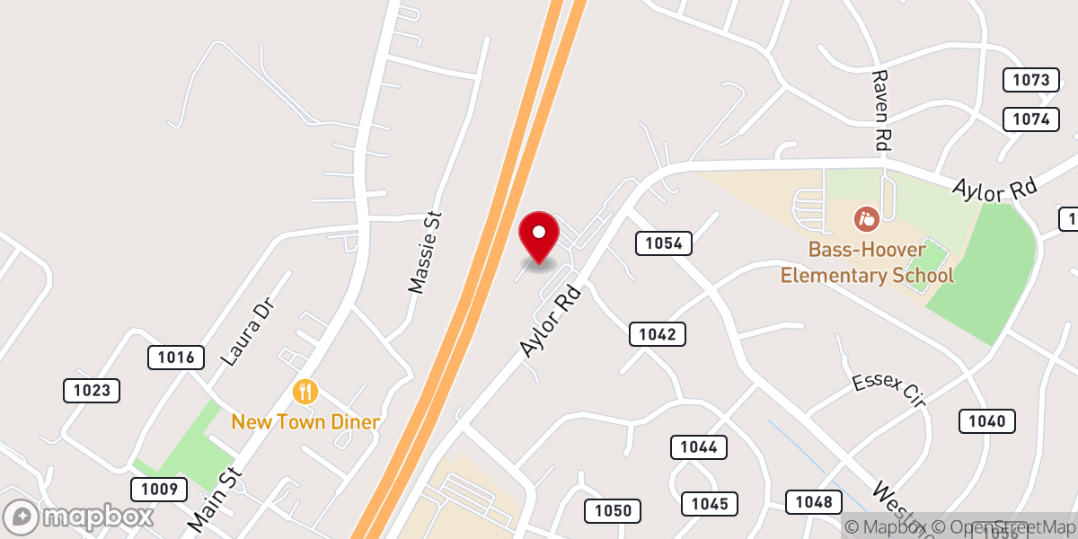 Map showing location of Abundant Life Church - Daycare