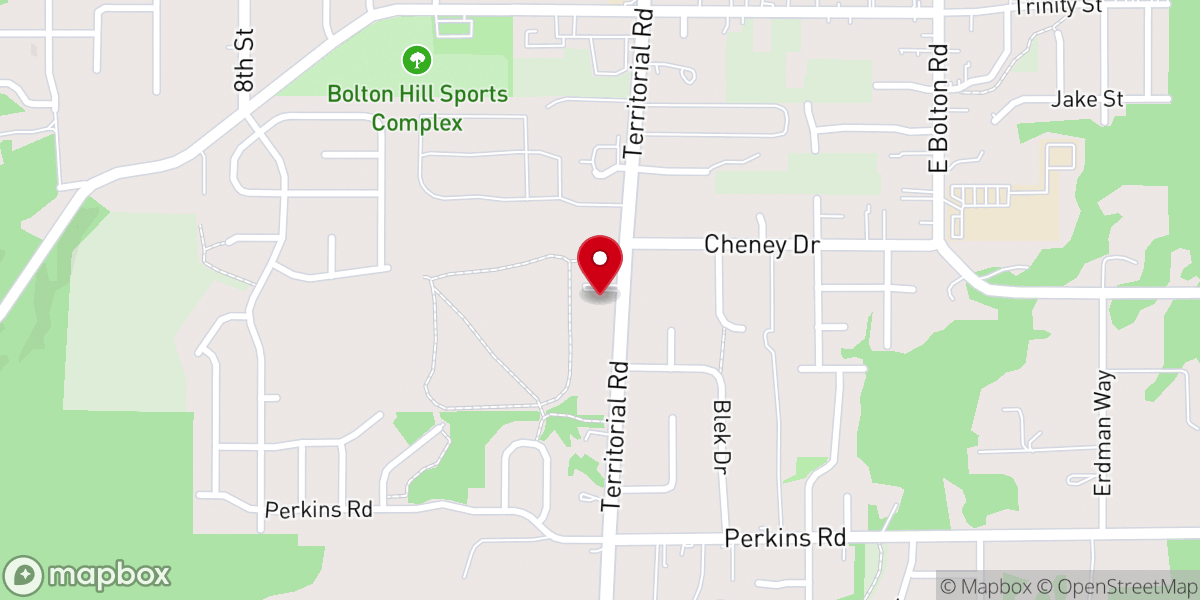 Map showing location of Veneta church of Christ