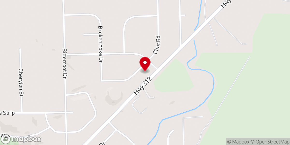 Map showing location of Solid Rock Missionary Baptist Church