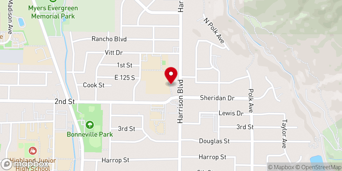 Map showing location of Apostolic Assembly Church